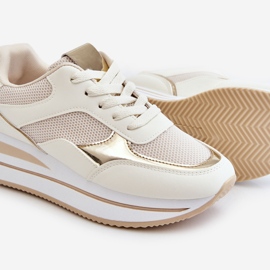 Baskets Compensées Femme Beige Clair Rubis 1