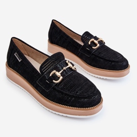 PM1 Mocassins Femme On The Platform Noir Danny le noir 8