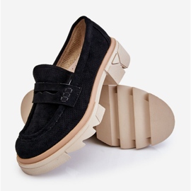 PM1 Mocassins pour femmes Chaussures à talons plats Noir Fletcher le noir 1