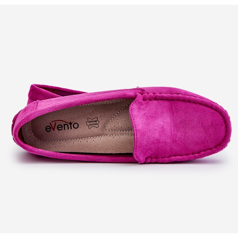 PE1 Mocassins en Daim pour Femme Violet Morreno rose 2