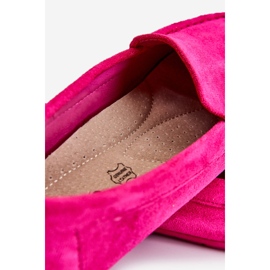 Mocassins Femme Daim Fuchsia Morreno rose 2