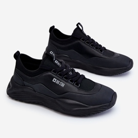 Baskets Homme Memory Foam System Big Star LL174149 Noir le noir 2