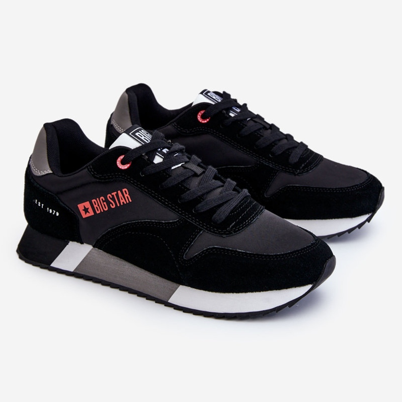 Système de mousse à mémoire de forme pour homme Big Star Chaussures de sport LL174158 Noir le noir 1 Système de mousse à mémoire de forme pour homme Big Star Chaussures de sport LL174158 Noir le noir 1