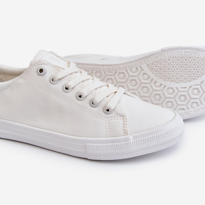 Baskets Basses Lisses Femme Big Star LL274058 Blanc 1