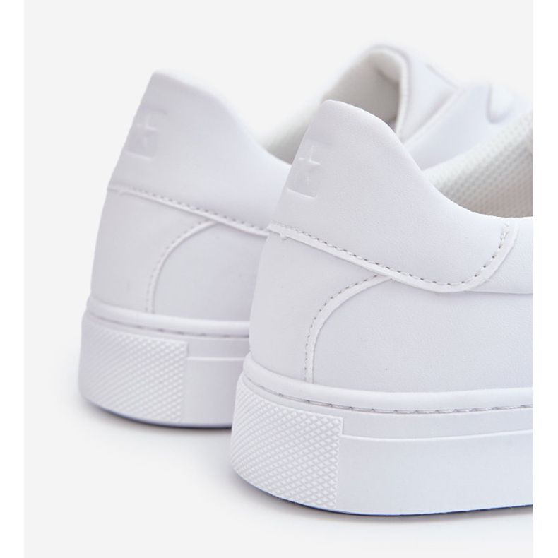 Chaussures de sport Big Star en mousse à mémoire de forme pour hommes LL174193 Blanc blanche 1