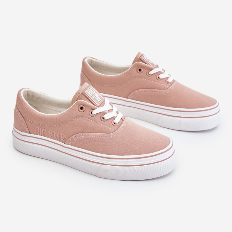 Baskets Plateforme Femme Big Star LL274229 Rose 2 Baskets Plateforme Femme Big Star LL274229 Rose 2