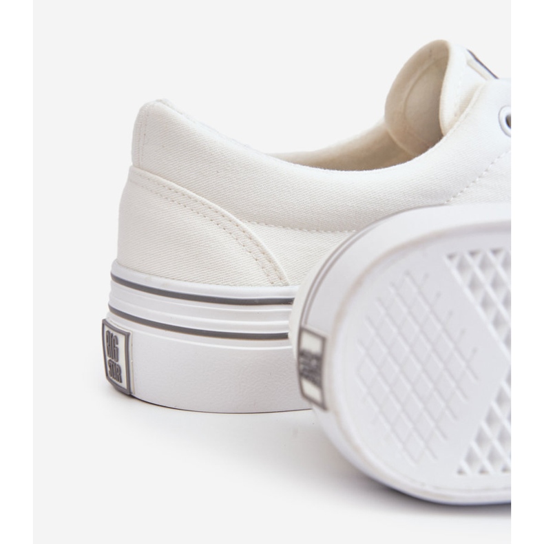 Baskets à plateforme Big Star pour femmes LL274228 Blanc 1