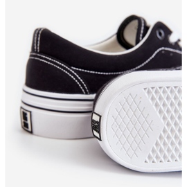 Baskets à plateforme Big Star pour femmes LL274230 Noir 2