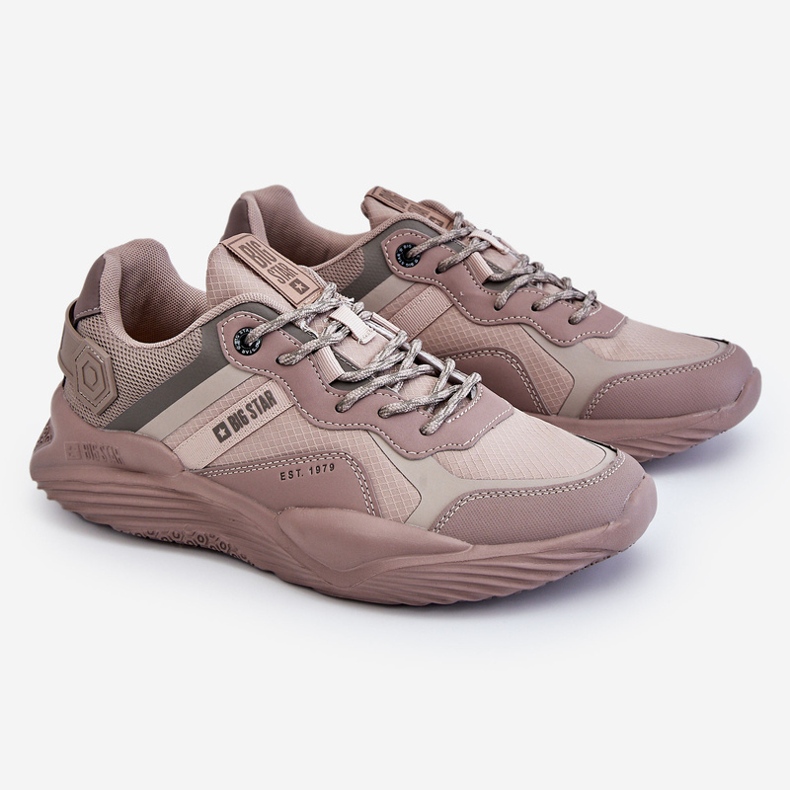 Baskets Légères Homme Memory Foam System Big Star LL174151 Beige 1