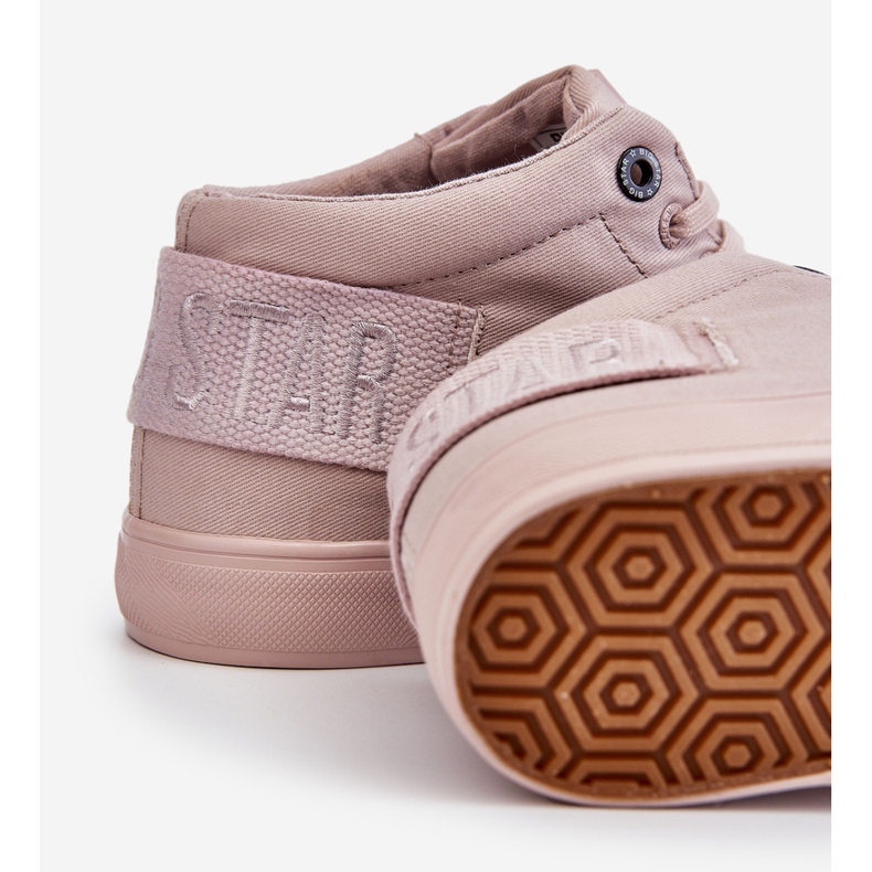 Baskets Montantes Classiques Femme Big Star LL274004 Nude rose 1