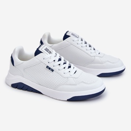 Chaussures de sport Big Star en mousse à mémoire de forme pour hommes JJ174318 Blanc 1