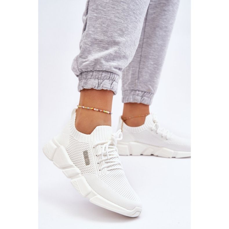 Baskets Légères Femme Memory Foam System Big Star JJ274268 Blanc 2