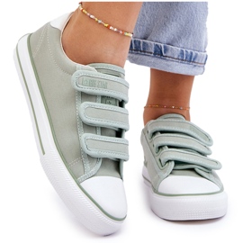 Baskets Classiques En Tissu Velcro Big Star LL274A202 Vert 9