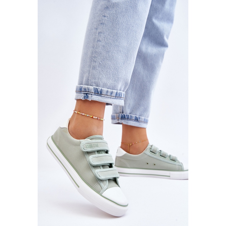Baskets Classiques En Tissu Velcro Big Star LL274A202 Vert 2
