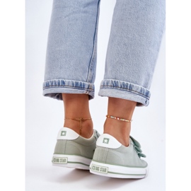 Baskets Classiques En Tissu Velcro Big Star LL274A202 Vert 4