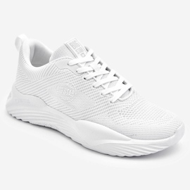 Baskets Big Star en mousse à mémoire de forme pour hommes LL174247 Blanc blanche 1