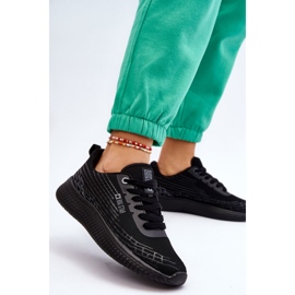 Chaussures de sport en maille pour femme Système de mousse à mémoire de forme Big Star LL274662 Noir le noir 2 Chaussures de sport en maille pour femme Système de mousse à mémoire de forme Big Star LL274662 Noir le noir 2