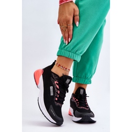 Système de mousse à mémoire de forme à la mode Chaussures de sport Big Star LL274318 Noir 2