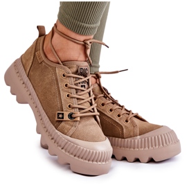 Chaussures de sport en daim Big Star KK274511 Beige 4