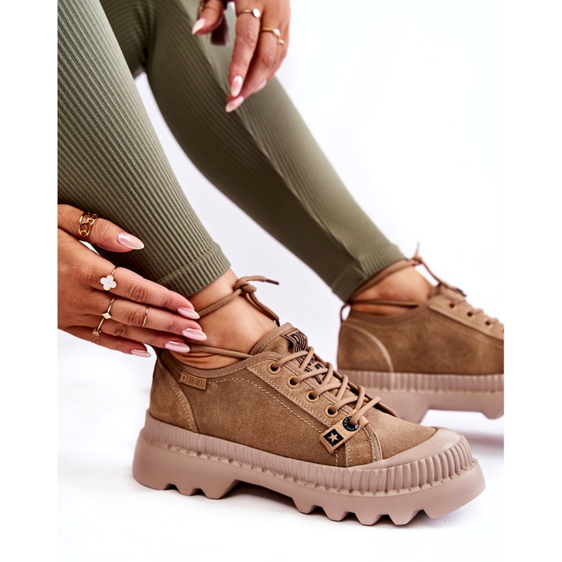 Chaussures de sport en daim Big Star KK274511 Beige 3