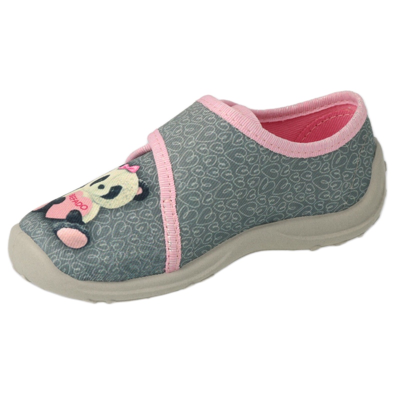 Chaussures enfant Befado 660X050 rose gris 1