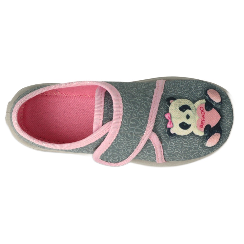 Chaussures enfant Befado 660X050 rose gris 2