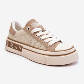 Baskets Femme Avec Jets GOE LL2N4055 Beige 2