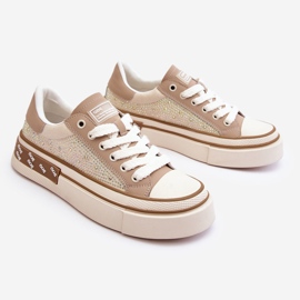 Baskets Femme Avec Jets GOE LL2N4055 Beige 1