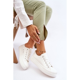 Baskets basses à lacets Big Star LL274968 Blanc blanche 1