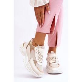 PG1 Chaussures De Sport Confortables Femme Beige Alen 1