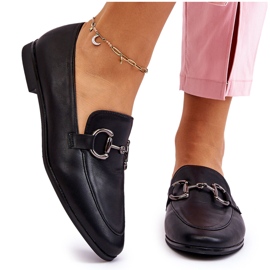 PG1 Mocassins classiques pour femmes avec embellissement Jamie noir le noir 7