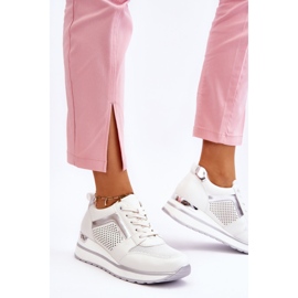 PG1 Chaussures de sport compensées basses en cuir Braylen blanches 2 PG1 Chaussures de sport compensées basses en cuir Braylen blanches 2