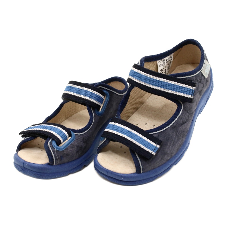 Chaussures enfant Befado 869X159 bleu marin bleu gris 4 Chaussures enfant Befado 869X159 bleu marin bleu gris 4