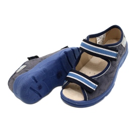 Chaussures enfant Befado 869X159 bleu marin bleu gris 5 Chaussures enfant Befado 869X159 bleu marin bleu gris 5