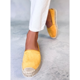 Espadrilles femme miel JH91P Jaune 5