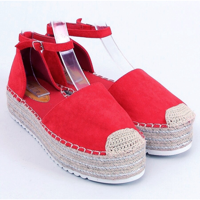 Espadrilles, sandales rouge 2138 Rouge 1 Espadrilles, sandales rouge 2138 Rouge 1