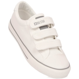 Baskets scratch blanches Big Star LL274A203 1