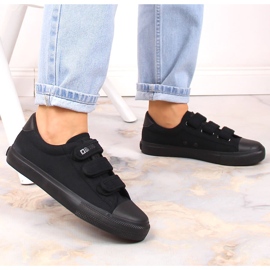 Baskets noires à scratch Big Star LL274A204 le noir 3
