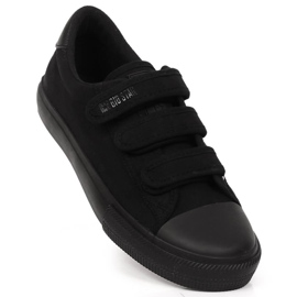 Baskets noires à scratch Big Star LL274A204 le noir 1