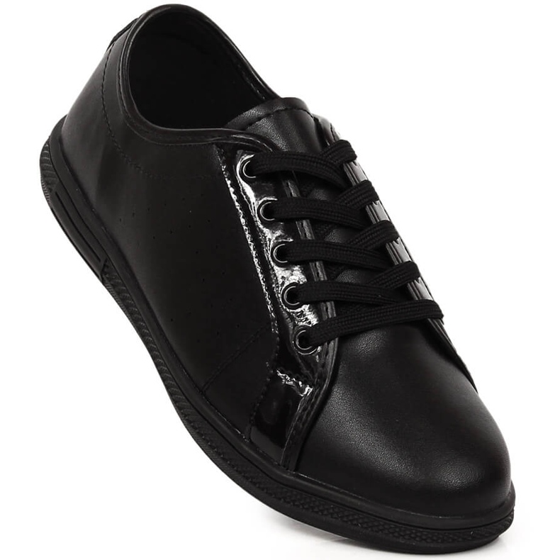 Chaussures de sport en cuir pour femme noir Filippo DP3508/23 1