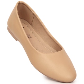 Ballerines eVento 1029 beiges pour femmes 1