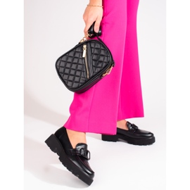 Chaussures pour femmes Vinceza en cuir écologique noir 1