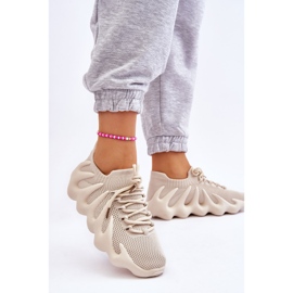 PG1 Baskets à enfiler pour femmes Beige Myles 2