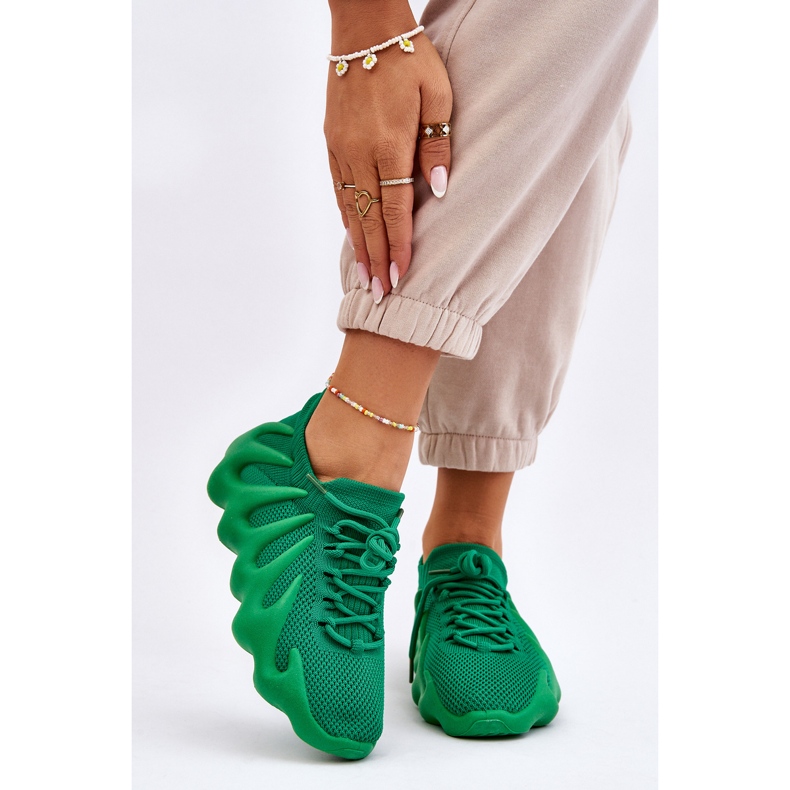 PG1 Baskets à enfiler pour femmes Vert Myles 1