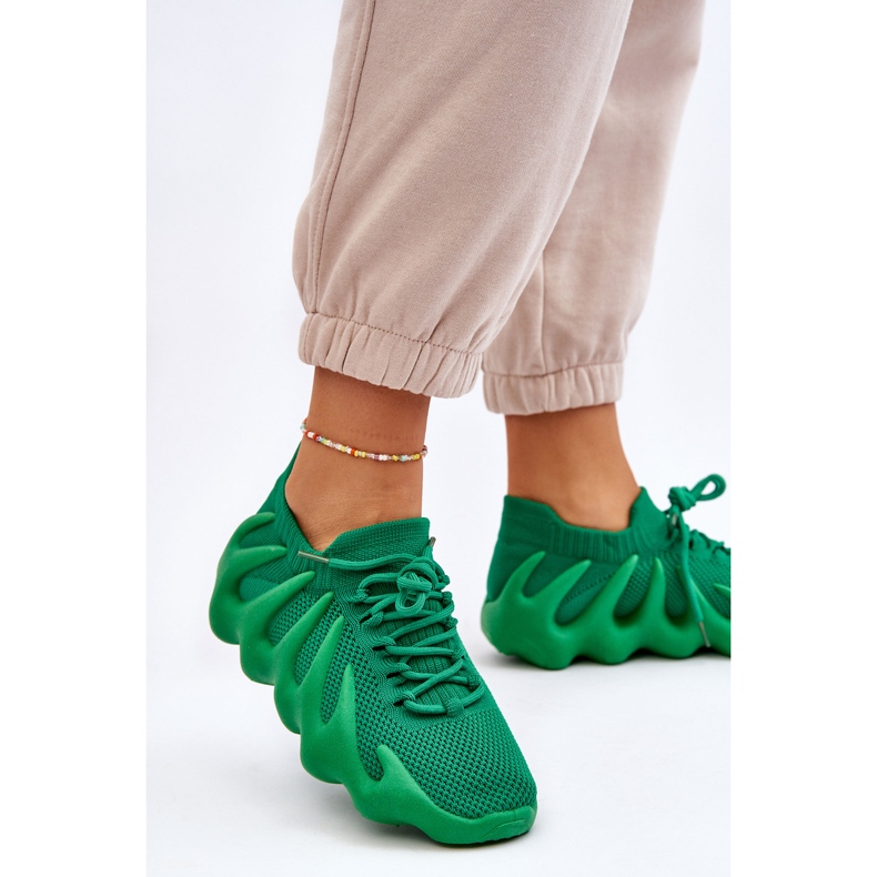 PG1 Baskets à enfiler pour femmes Vert Myles 2