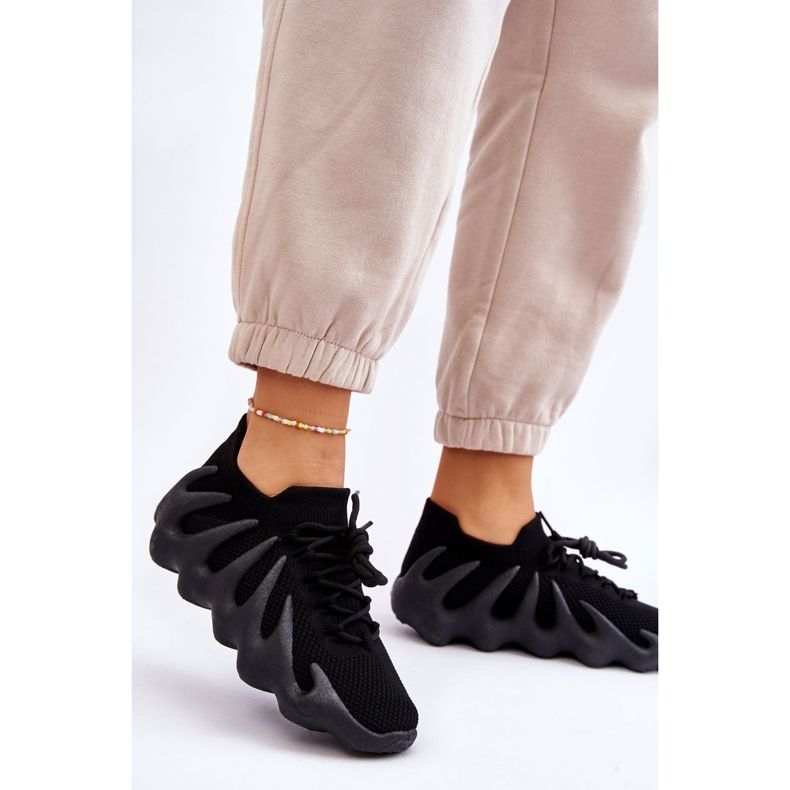 PG1 Baskets à enfiler pour femmes Noir Myles le noir 2