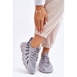 PG1 Baskets Chaussettes Mode Femme Gris Daxo 1