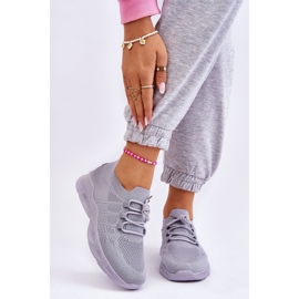 Chaussures de sport à enfiler grises Ellison pour femmes 1