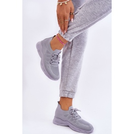 Chaussures de sport à enfiler grises Ellison pour femmes 2 Chaussures de sport à enfiler grises Ellison pour femmes 2