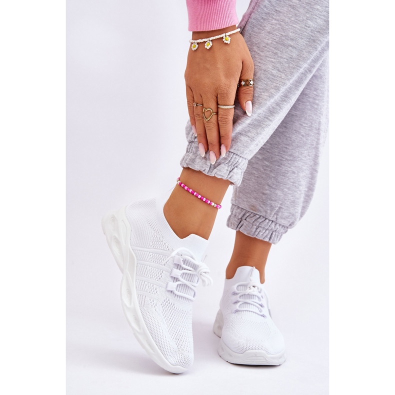 PG1 Chaussures de sport à enfiler pour femmes Blanc Ellison blanche 1